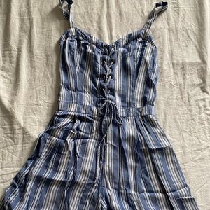 Hollister stripped romper